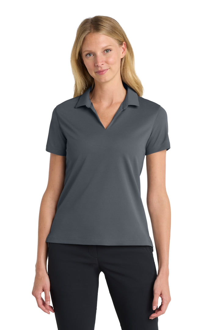 Women's Anthracite Nike Dri-FIT Micro Pique 2.0 (NKDC1963), women's fit (NKDC1991), front view