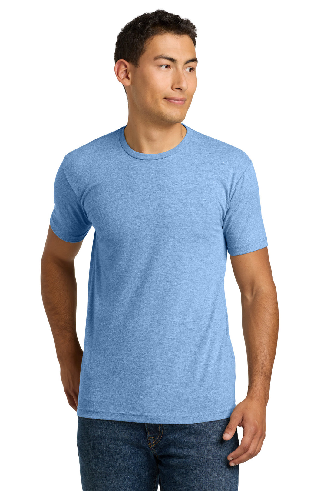 Next Level CVC (6210) - Cotton Shirt — Heather Columbia Blue