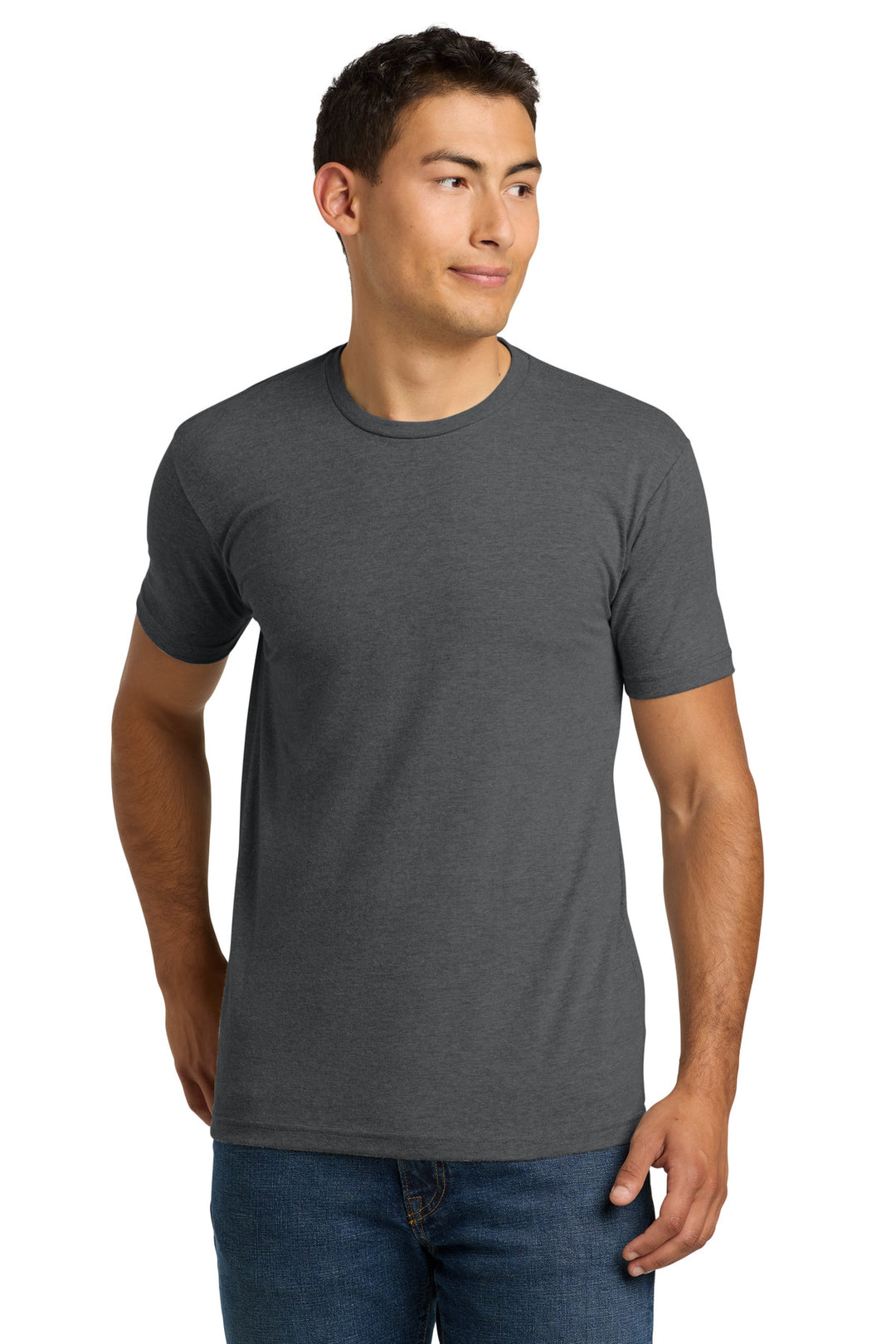 Next Level CVC (6210) - Cotton Shirt — Heather Heavy Metal