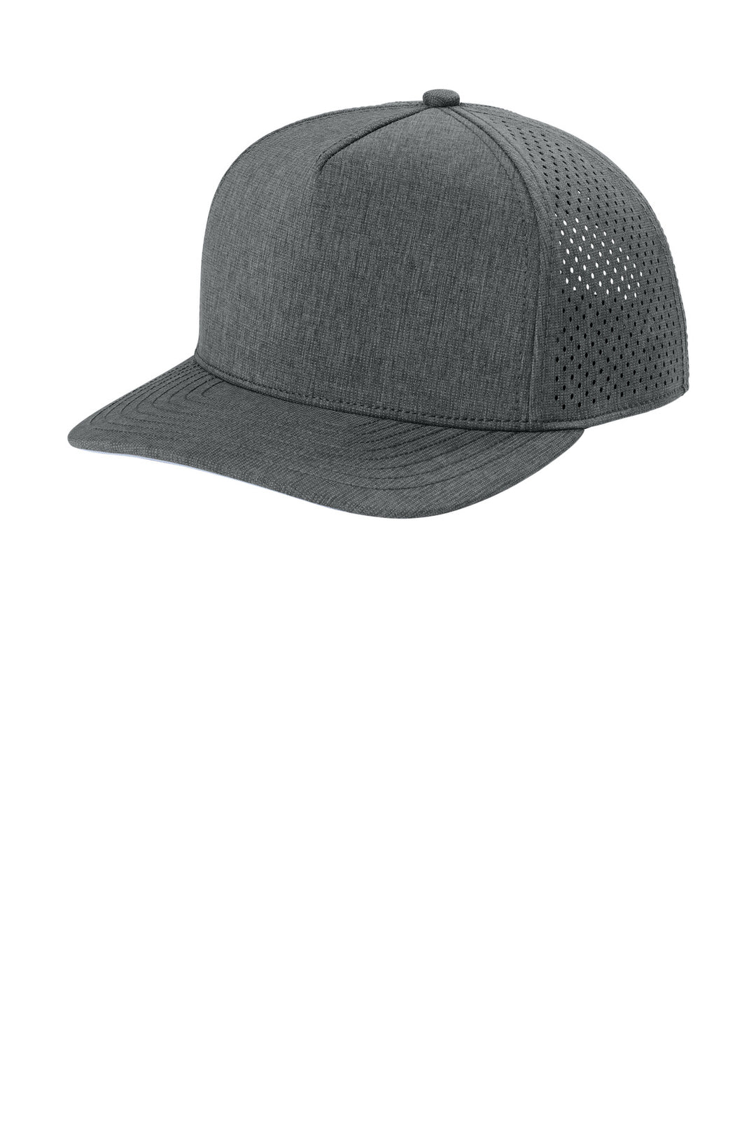 Heather Gear Grey OGIO 5-Panel Performance Cap (OG606) - Hat, front view