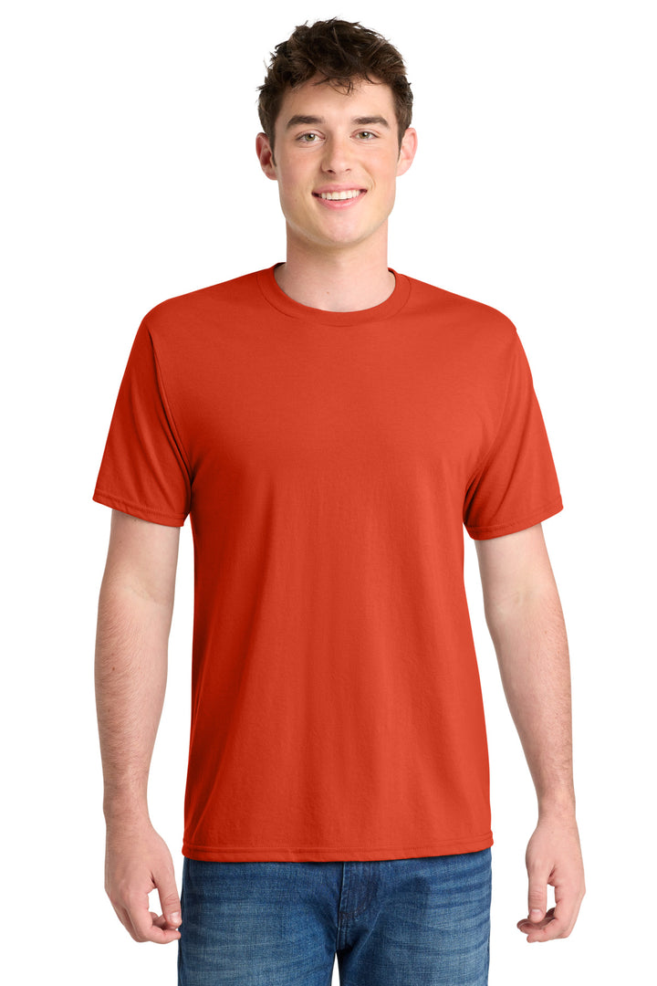Port & Company Performance Blend (PC381) - Cotton Shirt — Orange