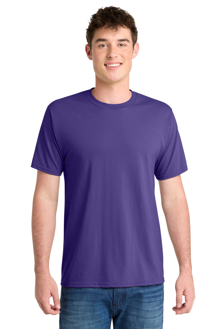 Port & Company Performance Blend (PC381) - Cotton Shirt — Purple