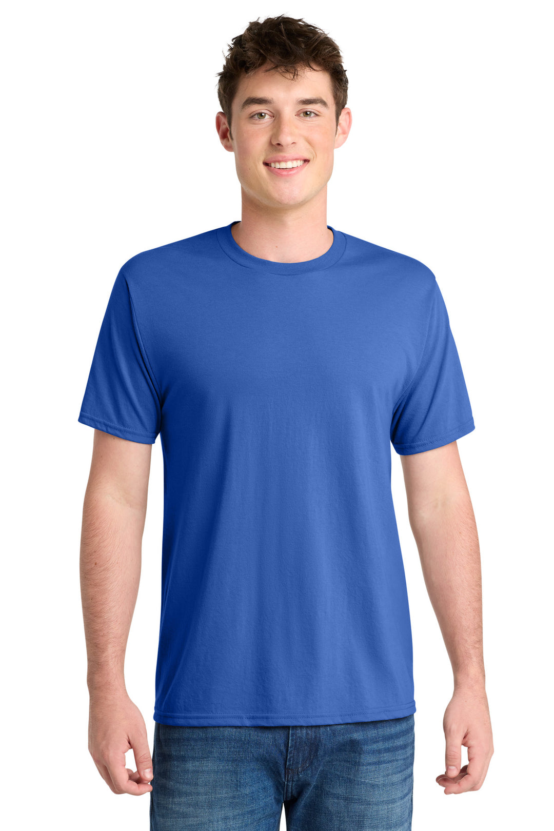 Port & Company Performance Blend (PC381) - Cotton Shirt — True Royal