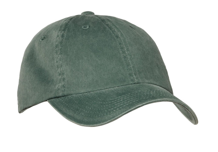 Green Port Authority Garment-Washed Cap (PWU) - Hat, front view