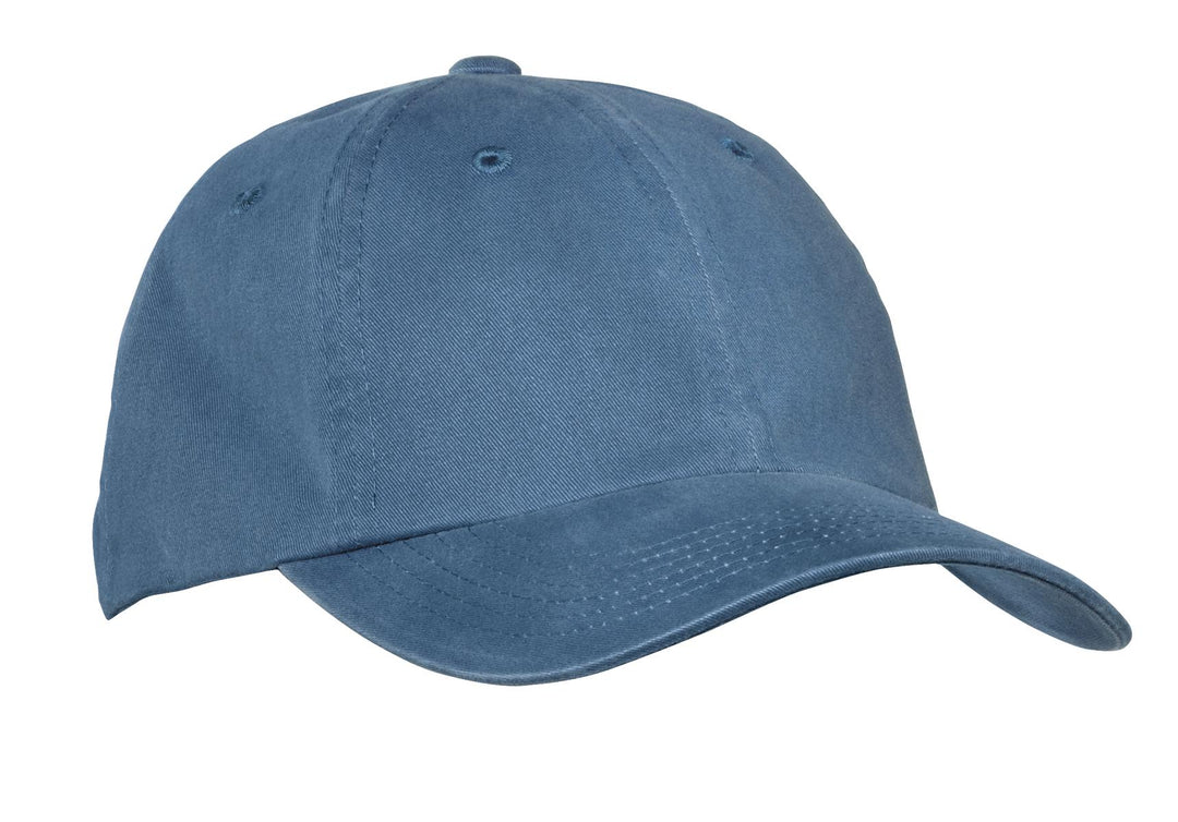 Steel Blue Port Authority Garment-Washed Cap (PWU) - Hat, front view