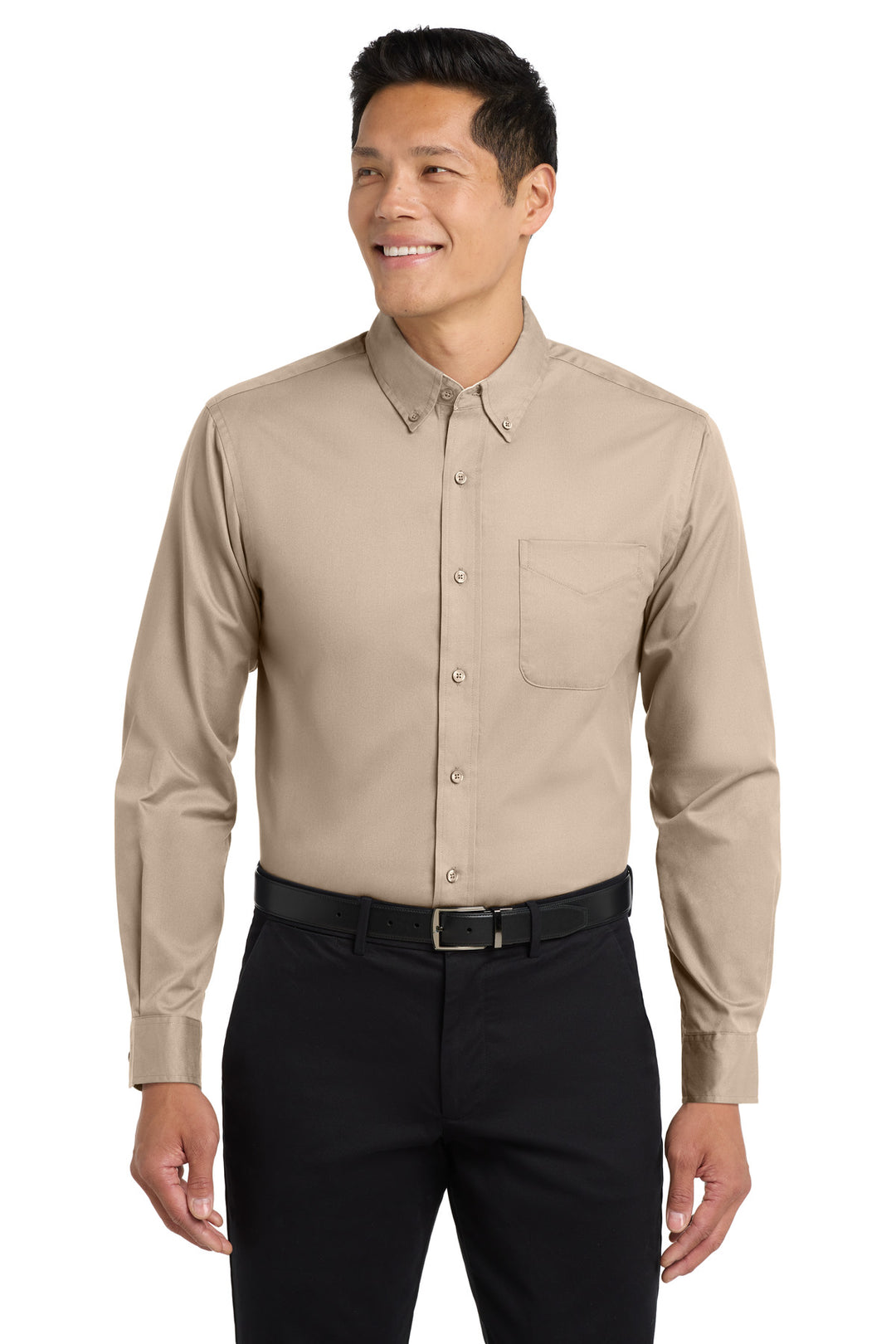 Stone Port Authority Easy Care Long Sleeve (S608) - Button-Down, front view