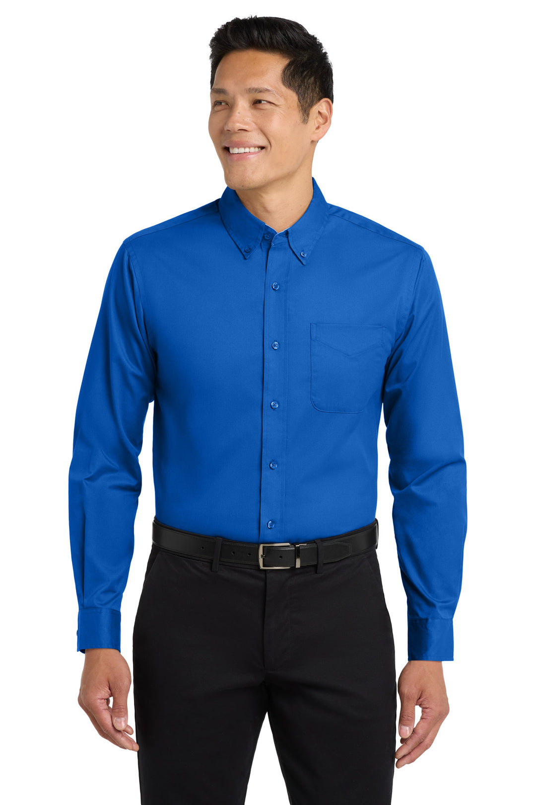 Strong Blue Port Authority Easy Care Long Sleeve (S608) - Button-Down, front view