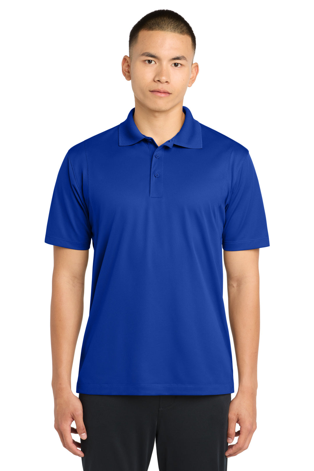 True Royal Sport-Tek Micropique Sport-Wick Polo (ST650), front view