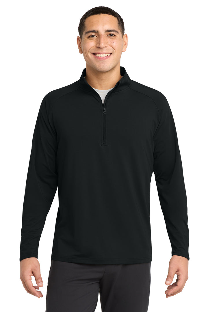 Sport-Tek Sport-Wick 1/2-Zip (ST850) - Quarter-Zip — Black