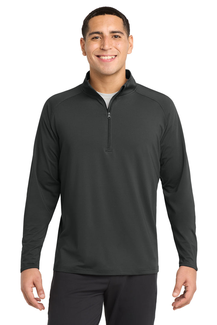 Sport-Tek Sport-Wick 1/2-Zip (ST850) - Quarter-Zip — Charcoal Grey