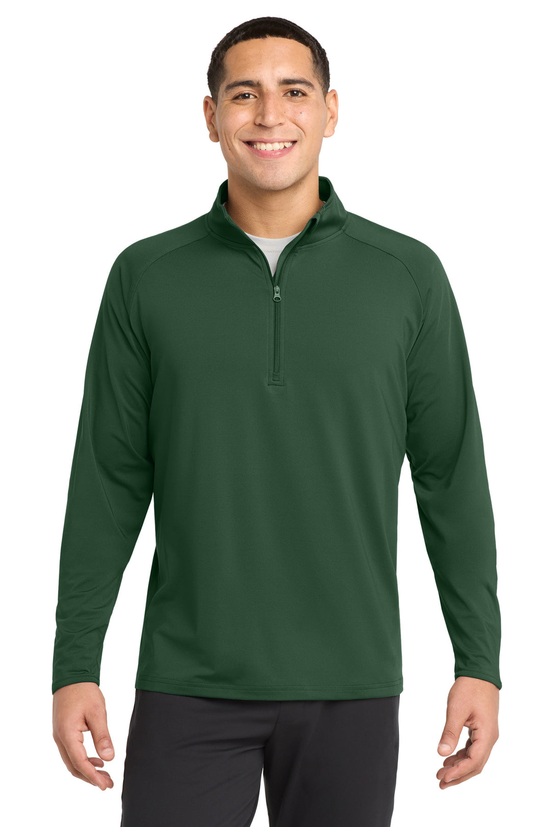 Sport-Tek Sport-Wick 1/2-Zip (ST850) - Quarter-Zip — Forest Green