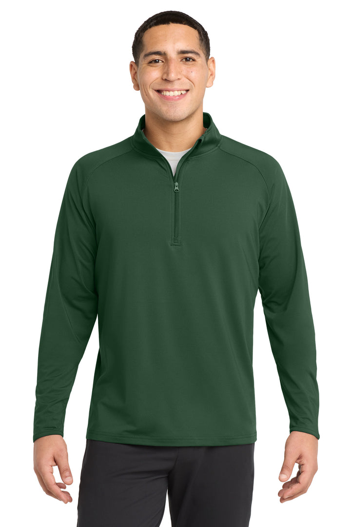 Sport-Tek Sport-Wick 1/2-Zip (ST850) - Quarter-Zip — Forest Green