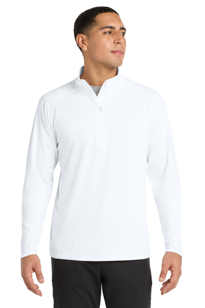 Sport-Tek Sport-Wick 1/2-Zip (ST850) - Quarter-Zip — White