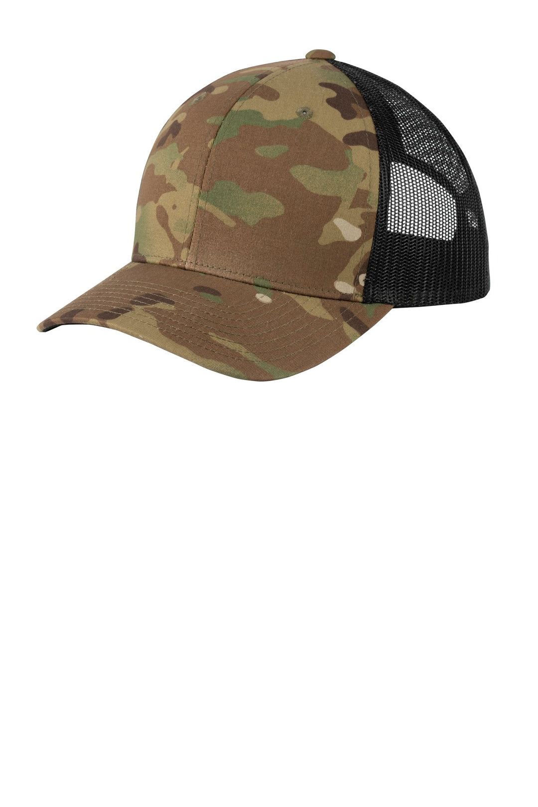 Multicam Sport-Tek YP Classics Retro Trucker Cap. (STC39) - Hat, front view