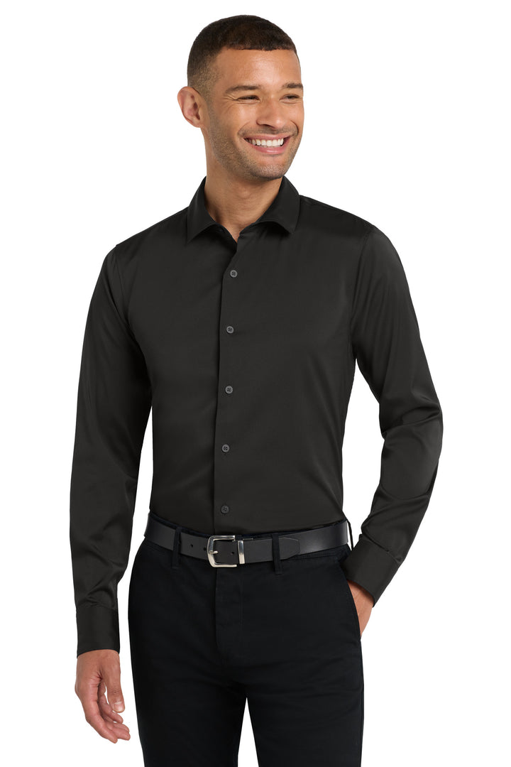 Port Authority City Stretch Shirt (W680) — Black