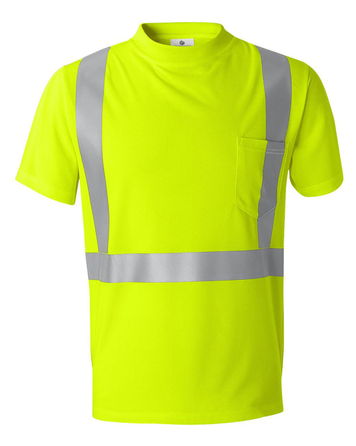 ML Kishigo High-Performance Microfiber Class 2 Safety Tee (9110/9111) - High-Vis