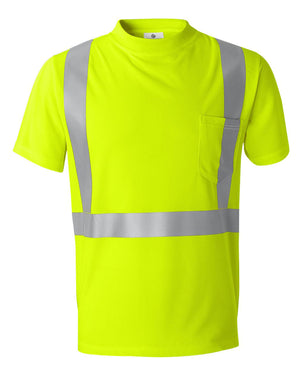 ML Kishigo High-Performance Microfiber Class 2 Safety Tee (9110/9111) - High-Vis