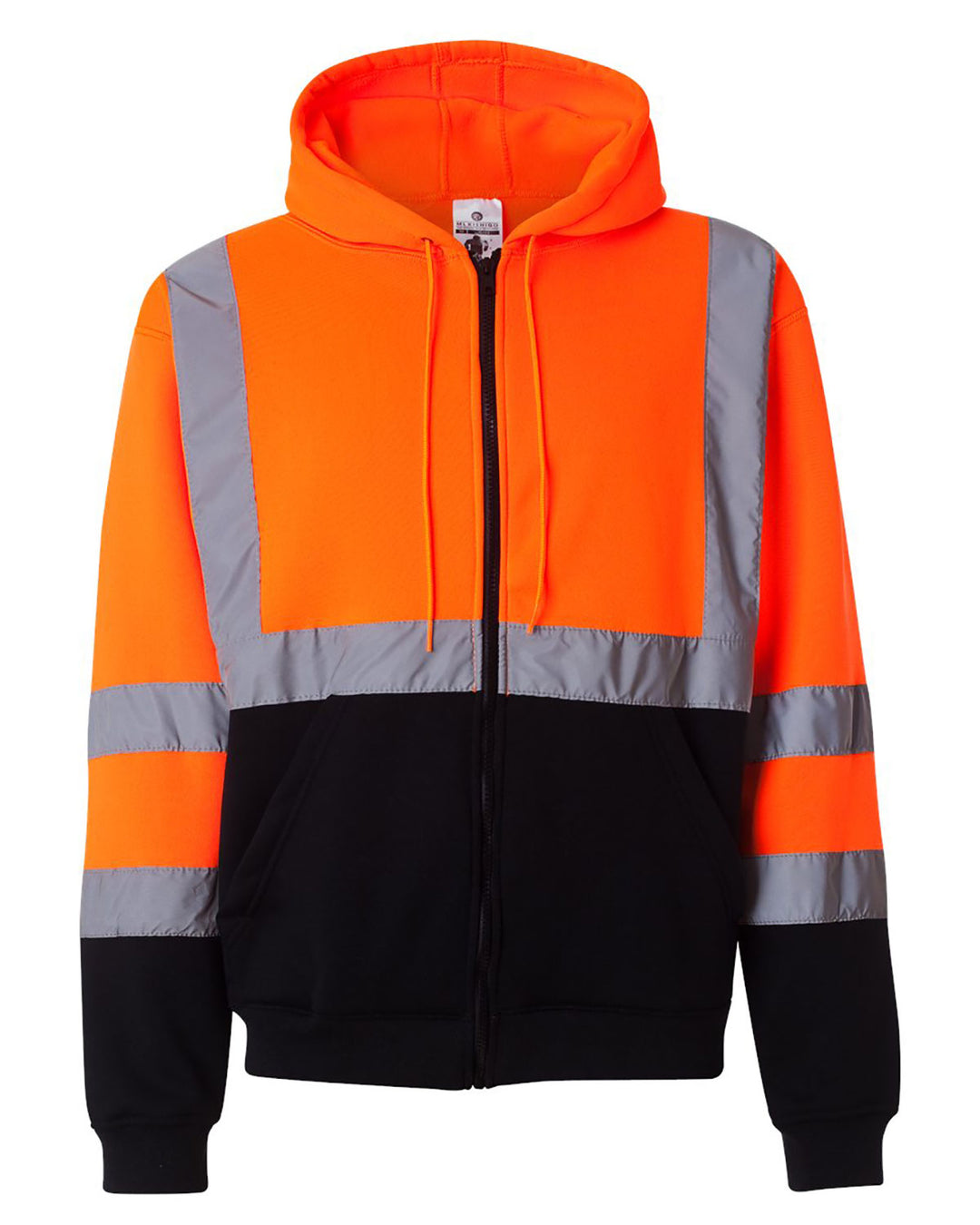 ML Kishigo Class 3 Hi-Vis Hooded Full-Zip Sweatshirt (JS102/JS103)